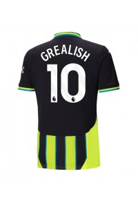 Manchester City Jack Grealish #10 Voetbaltruitje Uit tenue 2024-25 Korte Mouw